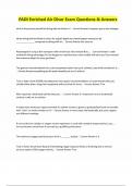 PADI Enriched Air Diver Exam Questions & Answers