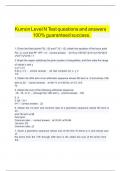  Kumon Level N Test questions and answers   &Tab;100&percnt; guaranteed success&period;&Tab;   