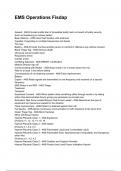EMS Operations Fisdap &lpar;New Update 2025&sol;2026&rpar; &vert;&vert;Questions and Verified Answers 100&percnt; Correct&vert; Grade A&vert;&vert;Latest