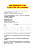 NEW 2025 CDIA EXAM QUESTIONS AND ANSWERS