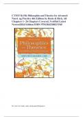 C TEST BANK Philosophies and Theories for Advanced Nursi ng Practice 4th Edition by Butts & Rich&comma; All Chapters 1- 26 Chapters Covered&comma; Verified Latest Newest2024 Edition ISBN 9781284228823 Pdf
