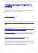 NR509 Final Exam Complete & Already Graded A&plus;                                                                                                                                                                   