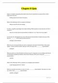Chapter 8 Quiz