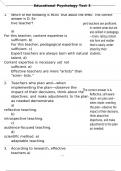 Educational Psychology Test 3