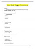 Green Book Chapter 7 Assessment