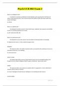 Psych UCR 002 Exam 2