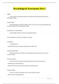 Psychological Assessment Test 2