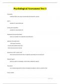Psychological Assessment Test 3