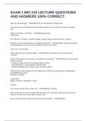 EXAM 1 BIO 210 LECTURE QUESTIONS AND ANSWERS 100&percnt; CORRECT&period;