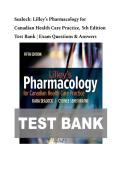 Sealock&colon; Lilley&rsquo;s Pharmacology for Canadian Health Care Practice&comma; 5th Edition Test Bank &vert; Exam Questions & Answers