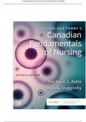 TEST BANK FOR Potter and Perry's Canadian Fundamentals of Nursing  7th Edition by Barbara J&period; Astle&comma; Wendy Duggleby&comma; Patricia A&period; Potter&comma; &comma; Anne G&period; Perry  ISBN&colon; 9780323870672 A&plus; GRADE ASSURED&excl;&excl;&excl;&excl; LATEST UPDATE&excl;&excl;&excl;&excl;&excl;