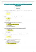 NURS 6551 Week 11 Quiz- Latest 2025&sol;2026 Update with Solutions  100&percnt; Verified 