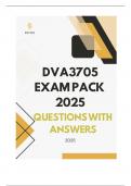 DVA3705 EXAM PACK 2025 - QUESTIONS WITH ANSWERS