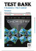 Test Bank For Chemistry The Central Science&comma; 14th Edition &lpar;Theodore Brown&comma;2017&rpar; - All Chapters 1-24