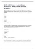 BUS-110 Chaper 4 Latest Exam Questions  With Already Passed Answers&period;