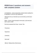 ORGB Exam 2 questions and answers with complete solution