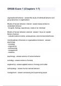 ORGB Exam 1 &lpar;Chapters 1-7&rpar; questions and answers