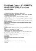 ATI proctored mental health exam New Update 2025&sol;2026&rpar; &vert;&vert;Questions and Verified Answers 100&percnt; Correct&vert; Grade A&vert;&vert;Latest &lpar;ALL BUNDLED HERE&excl;&excl;&excl;&rpar;