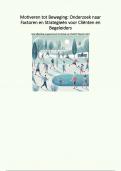 Afstudeeronderzoek  (cijfer 8.6 ): Het bevorderen van fysieke activiteit bij cliënten met psychiatrische  problemen