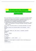 M-100 QUIZ &lpar;ALL SECTIONS&rpar; QUESTIONS AND ANSWERS LATEST TOP SCORE
