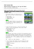 Test Bank For Health Promotion Throughout The Life Span 10th Edition Author&colon; Carole Lium Edelman&comma; Elizabeth Connelly Kudzma 100&percnt; Complete With Verified Questions And Answers Newest Version