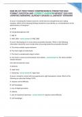 NGN RN ATI PROCTORED COMPREHENSIVE PREDICTOR NGN FORMAT QUESTION AND CORRECT ANSWERS NEWEST 2025-2026 &lpar;VERIFIED ANSWERS&rpar; &vert;ALREADY GRADED A&plus;&vert;&vert;NEWEST VERSIONS