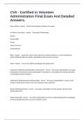 CVA - Certified in Volunteer Administration Final Exam And Detailed Answers&period;
