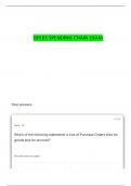 GFEBS SPENDING CHAIN PURCHASE ORDER QUESTIONS WITH COMPLETE ANSWERS