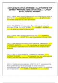 ASNT LEVEL III ACTUAL EXAM 2025 &vert; ALL QUESTIONS AND CORRECT ANSWERS &vert; ALREADY GRADED A&plus; &vert; LATEST EXAM &vert; VERIFIED ANSWERS