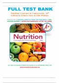 Test Bank for Nutrition&colon; Concepts and Controversies&comma; 16th Edition by Frances Sizer&comma; Ellie Whitney and Leonard Pich&eacute; ISBN-9780357727614 All Chapters 1-15  Covered Latest A&plus; guide Pass Guaranteed