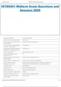 ISYE6501 Midterm Exam Questions and Answers 2025&period;
