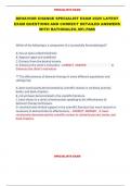 BEHAVIOR CHANGE SPECIALIST EXAM 2025 LATEST EXAM QUESTIONS AND CORRECT DETAILED ANSWERS  WITH RATIONALES&comma; 99&percnt; PASS