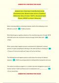 ASBESTOS CONTRACTOR&sol;SUPERVISOR  EXAMINATION QUESTIONS WITH CORRECT  VERIFIED SOLUTIONS 100&percnt; GUARANTEED  PASS &lpar;2025 LATEST UPDATE&rpar;