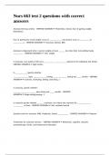 Nurs 663 test 2 questions with correct answers&period;