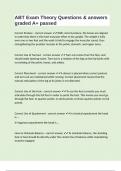 ABT Exam Theory Questions & answers graded A&plus; passed