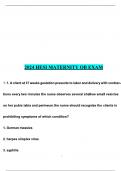 2024 HESI MATERNITY OB EXAM VERSION 1
