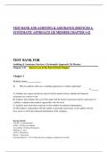 TEST BANK AND AUDITING & ASSURANCE SERVICES A SYSTEMATIC APPROACH 12E MESSIER CHAPTER 1-21