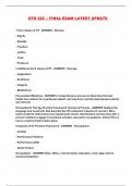 OTS 322 -- FINAL EXAM LATEST UPDATE 