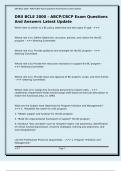 DRII BCLE 2000 - ABCP&sol;CBCP Exam Questions And Answers Latest Update