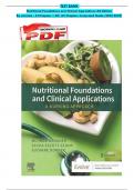 TEST BANK  Nutritional Foundations and Clinical Applications 8th Edition  By GRODNER &sol; All Chapters 1-20&sol; All Chapters Completed Guide &lpar;2024-2025&rpar; PDF&period;