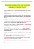 SERVSAFE 90 QUESTIONS AND ANSWERS 2022&sol;2023 UPDATED 2024&excl;&excl;&excl;