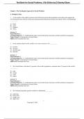 Test Bank for Social Problems&comma; 15th Edition by D Stanley Eitzen - Complete Chapters