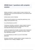 ORGB Exam 1 questions with complete solution