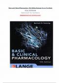 Test Bank for Basic and Clinical Pharmacology 14th Edition By Bertram G&period; Katzung