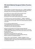 PN Adult Medical Surgical Online Practice 2020 questions and answers