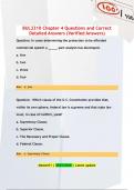 BUL3310 Chapter 4 Questions and Correct  Detailed Answers &lpar;Verified Answers&rpar;