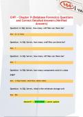 CHFI Questions and Correct Detailed Answers &lpar;Verified Answers