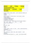  MMSC 428 final exam questions and  answers latest top score&period;