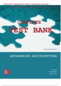 Test Bank for Advanced Accounting&comma; 15th Edition By Joe Ben Hoyle&comma; Thomas Schaefer and Timothy Doupnik ISBN-9781264798483 All Chapters 1-19 Latest Verified Edition Graded A&plus; Guaranteed Pass