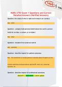 NURS 2750 Exam 1 Questions and Correct  Detailed Answers &lpar;Verified Answers&rpar;